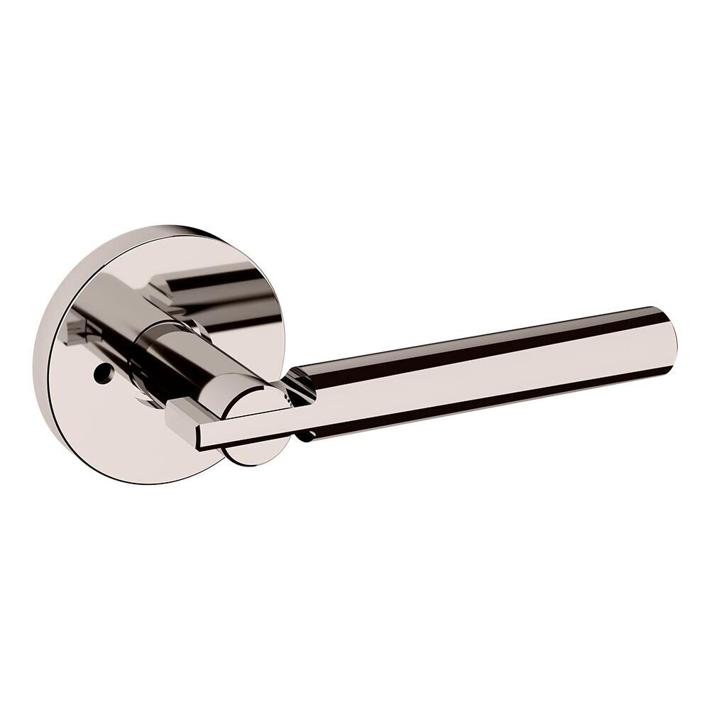Privacy 5161 Estate Lever with 5046 Rose in Lifetime Pvd Polished Nickel