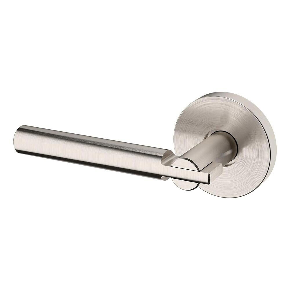 Single Dummy Left Handed 5161 Estate Lever with 5046 Rose in Lifetime Pvd Satin Nickel