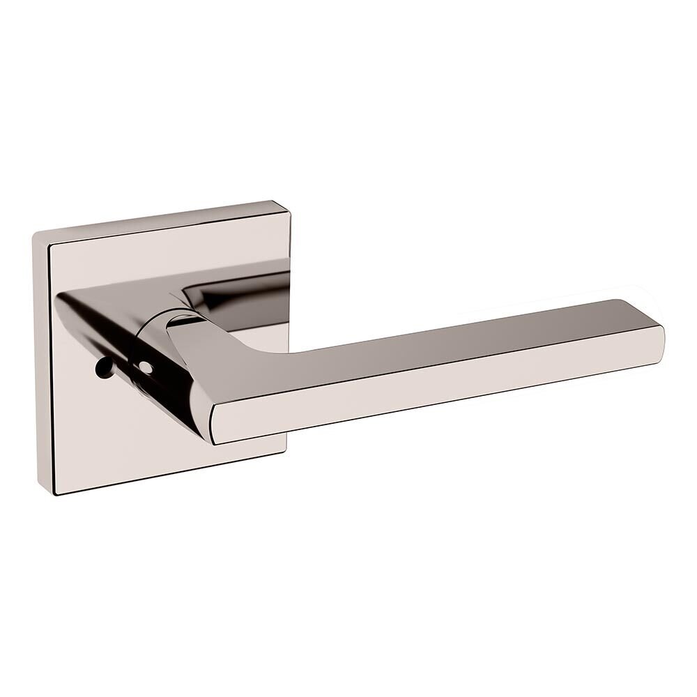 Privacy 5162 Estate Lever with R017 Rose in Lifetime Pvd Polished Nickel