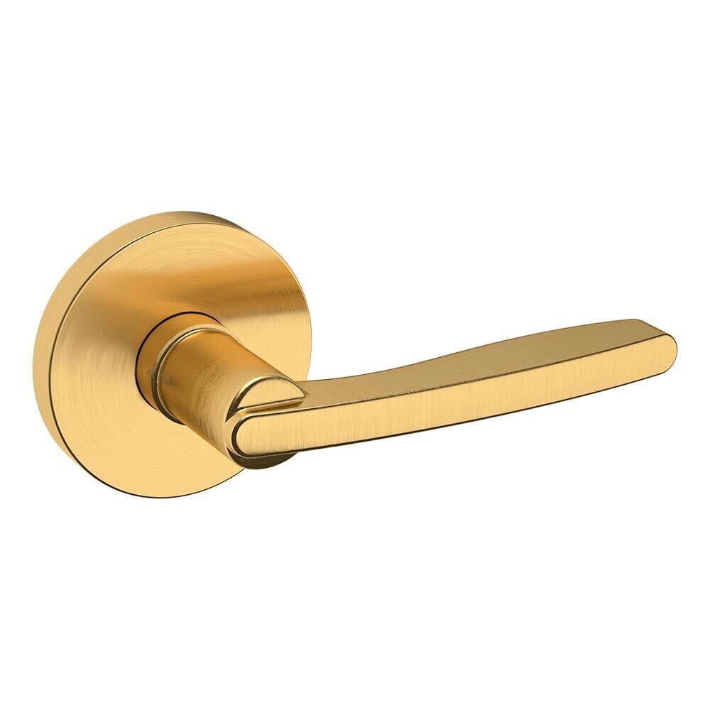 Passage 5164 Estate Lever with R017 Rose in PVD Lifetime Satin Brass