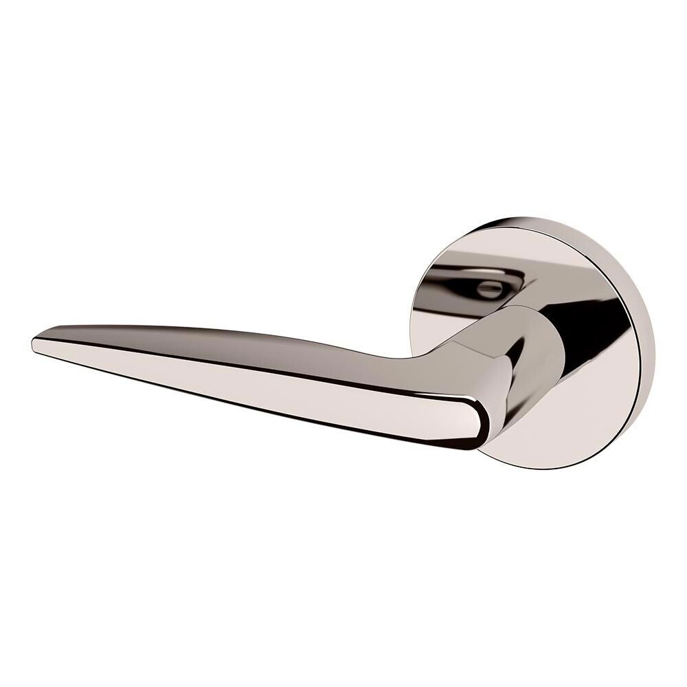 Single Dummy Left Handed 5166 Estate Lever with 5046 Rose in Lifetime Pvd Polished Nickel