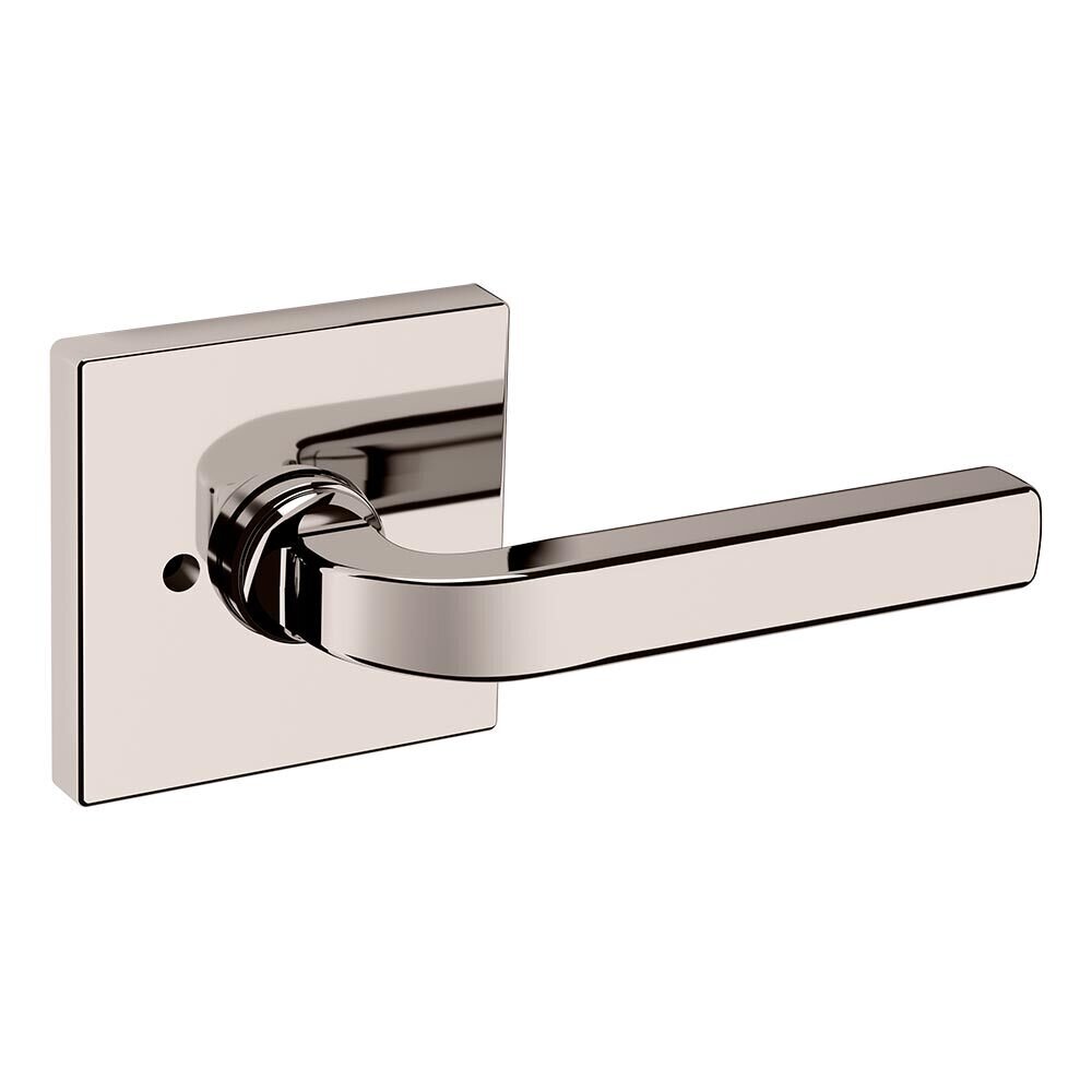 Privacy 5190 Estate Lever with R017 Rose in Lifetime Pvd Polished Nickel