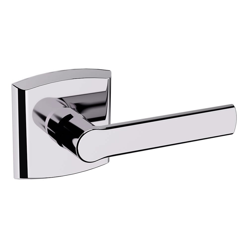 Right Handed Single Dummy Soho Door Lever with Soho Rose in Polished Chrome