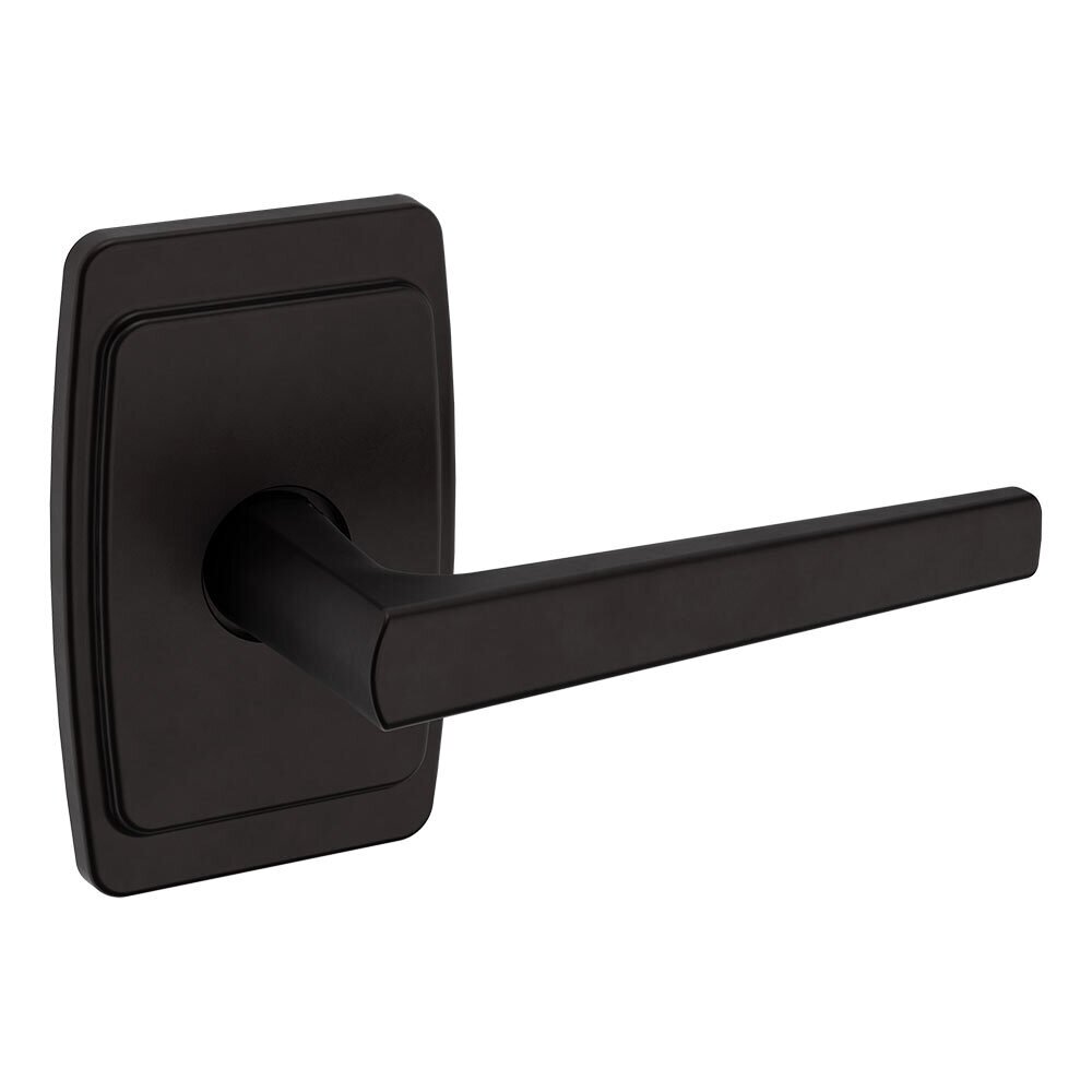 Dummy Set L024 Estate Lever with R046 Rose in Oil Rubbed Bronze