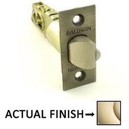 Keyed Universal Deadlocking Latch for Keyed Entry in Lifetime Pvd Polished Brass