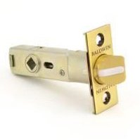 Passage Lever Replacement Latch in Vintage Brass