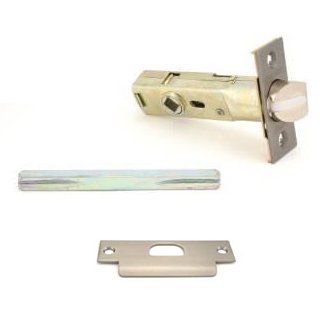 Passage Lever Replacement Latch with ASA Strike in Antique Nickel