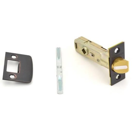 Privacy Lever Replacement Latch with Full Lip Strike in Venetian Bronze