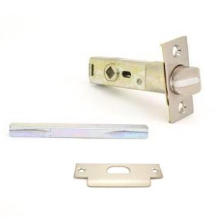 Passage Knob Replacement Latch with ASA Strike in Satin Nickel