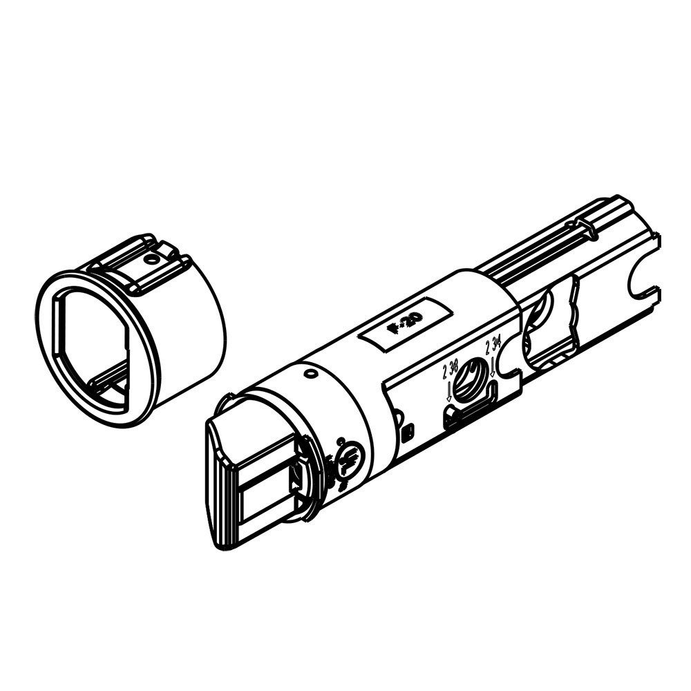 Drive-In UL Rated Plainlatch for Handleset (Single Cylinder/Double Cylinder) and Knob/Lever (Passage/Privacy) in Brass