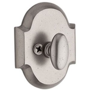 Patio (One-Sided) Arch Deadbolt in White Bronze