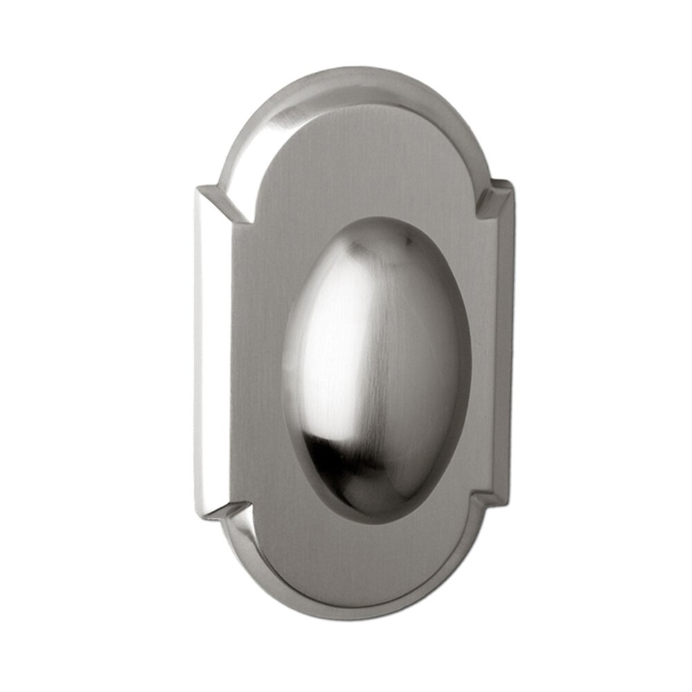 Passage Oxford 905G-2 Egg Knob with Arched Trim in Satin Nickel