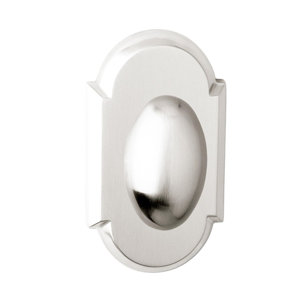 Dummy Oxford 905G-2 Egg Knob with Arched Trim in Bright Chrome