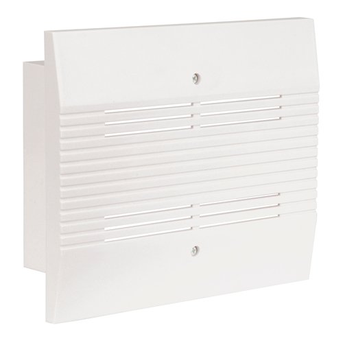 Recessed or Surface Mounted Door Chime with Matte White Paintable Grille