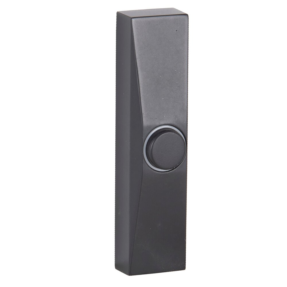 Surface Mount Push Button Door Bell In Flat Black