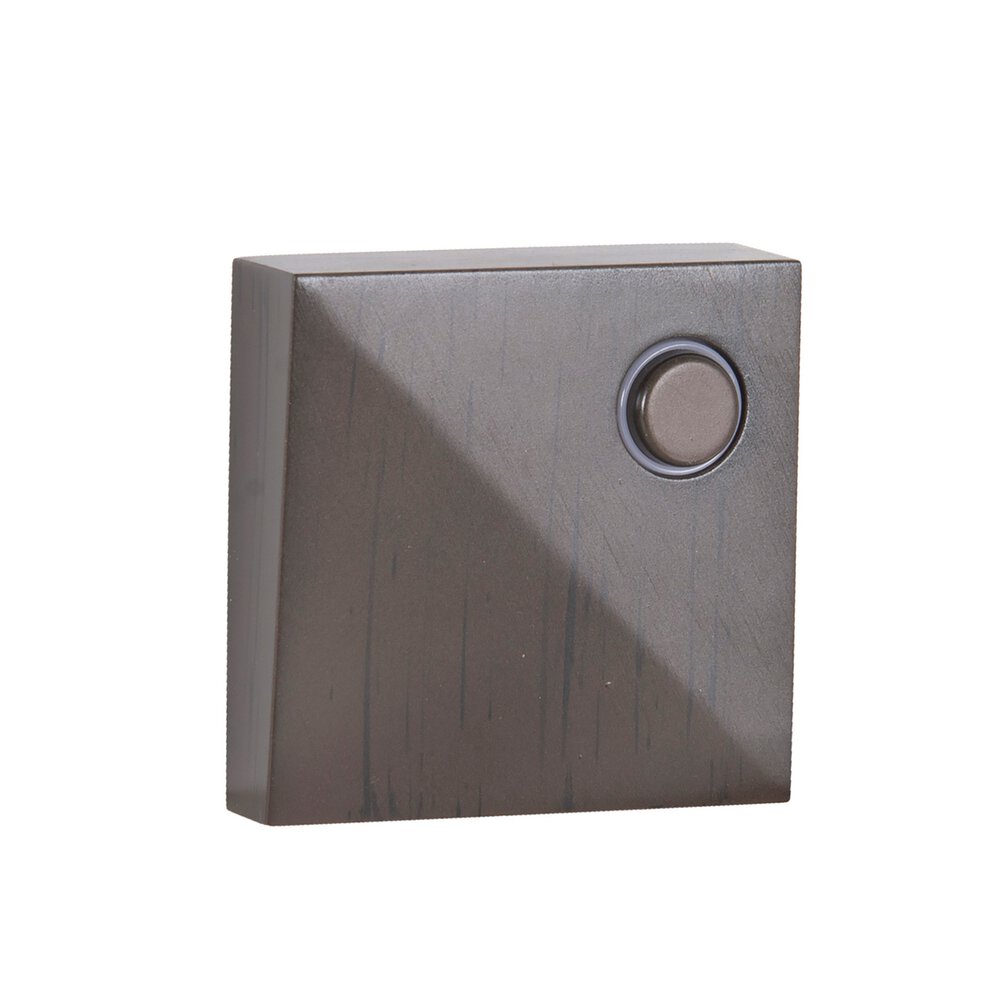 Surface Mount Push Button Door Bell In Aged Iron