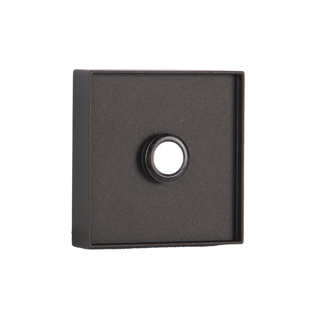 Surface Mount Lighted Push Button Door Bell In Espresso