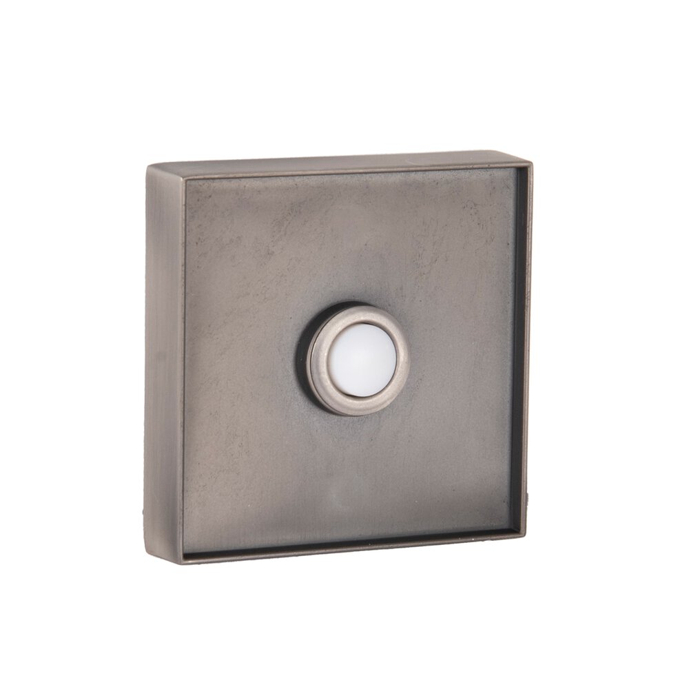Surface Mount Lighted Push Button Door Bell In Pewter