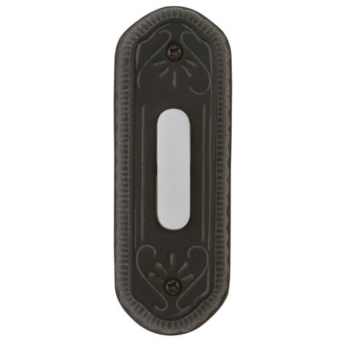 Surface Mount Designer Door Bell in Weathered Black