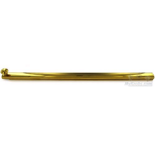 Solid Brass 12" Heavy Duty Surface Bolt with Concealed Screws in PVD Brass