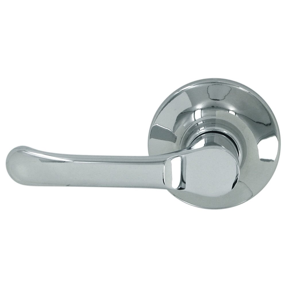 Passage Door Lever in Polished Chrome