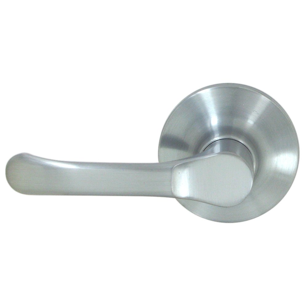 Single Dummy Door Lever in Brushed Chrome