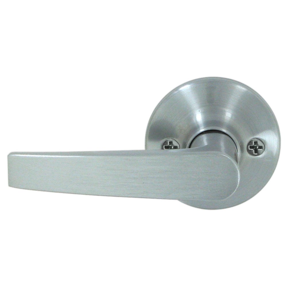 Single Dummy Door Lever in Brushed Chrome