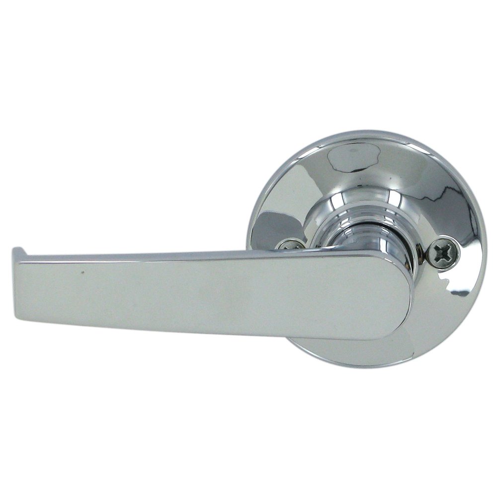 Passage Door Lever in Polished Chrome