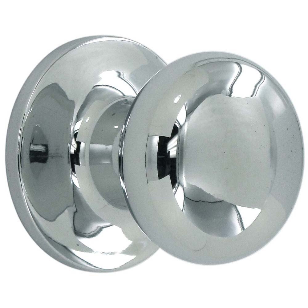Passage Door Knob in Polished Chrome