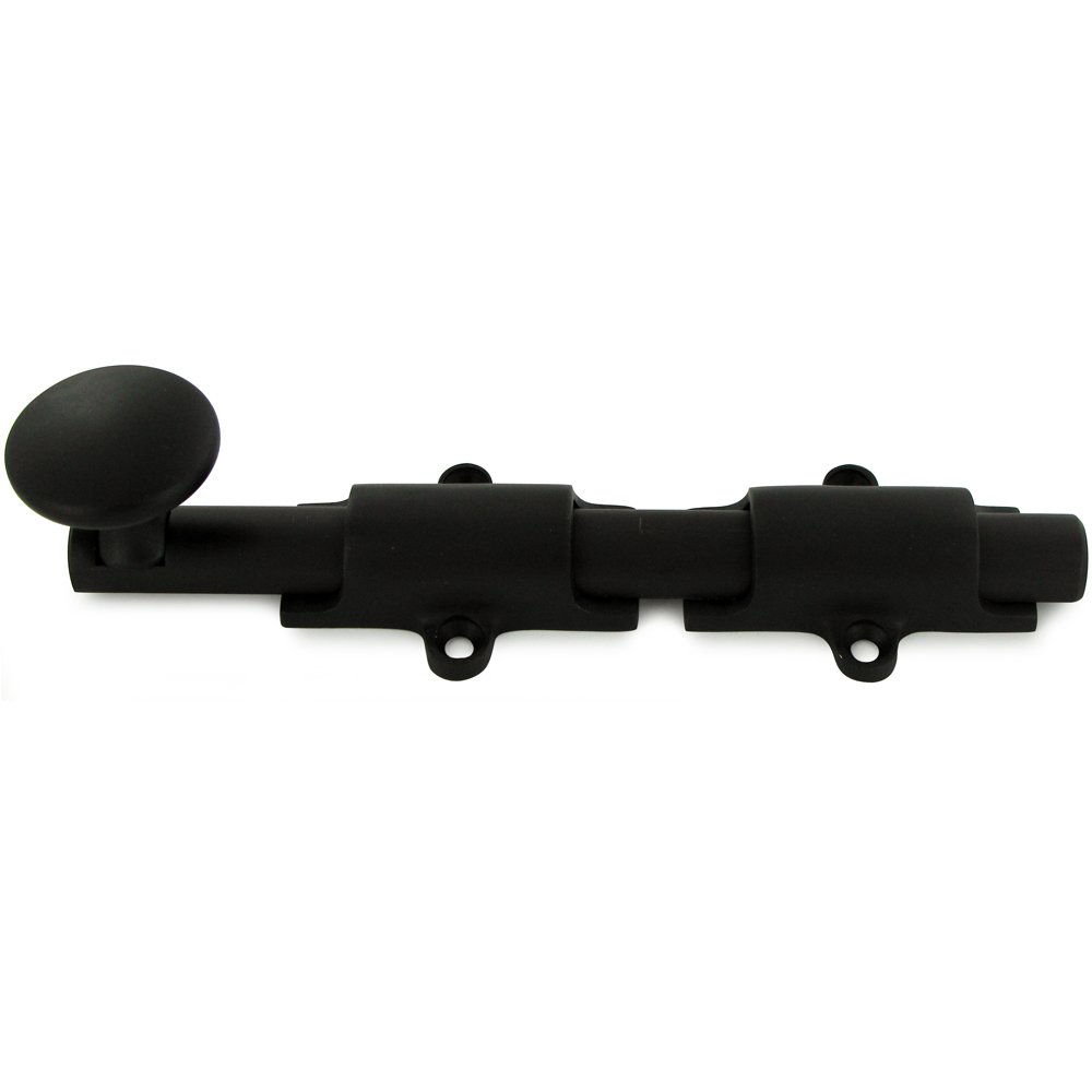 Solid Brass 6" Heavy Duty Surface Bolt in Oil Rubbed Bronze