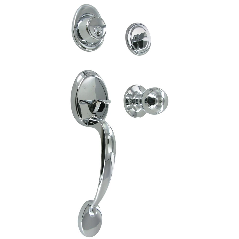 Handleset in Polished Chrome