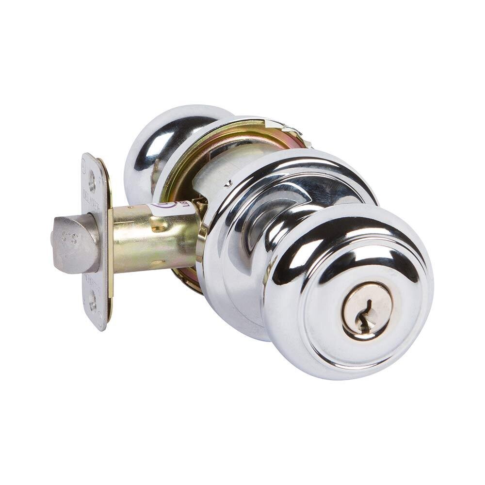 Entry Orlyn (Grade 2) Knob in Polished Chrome