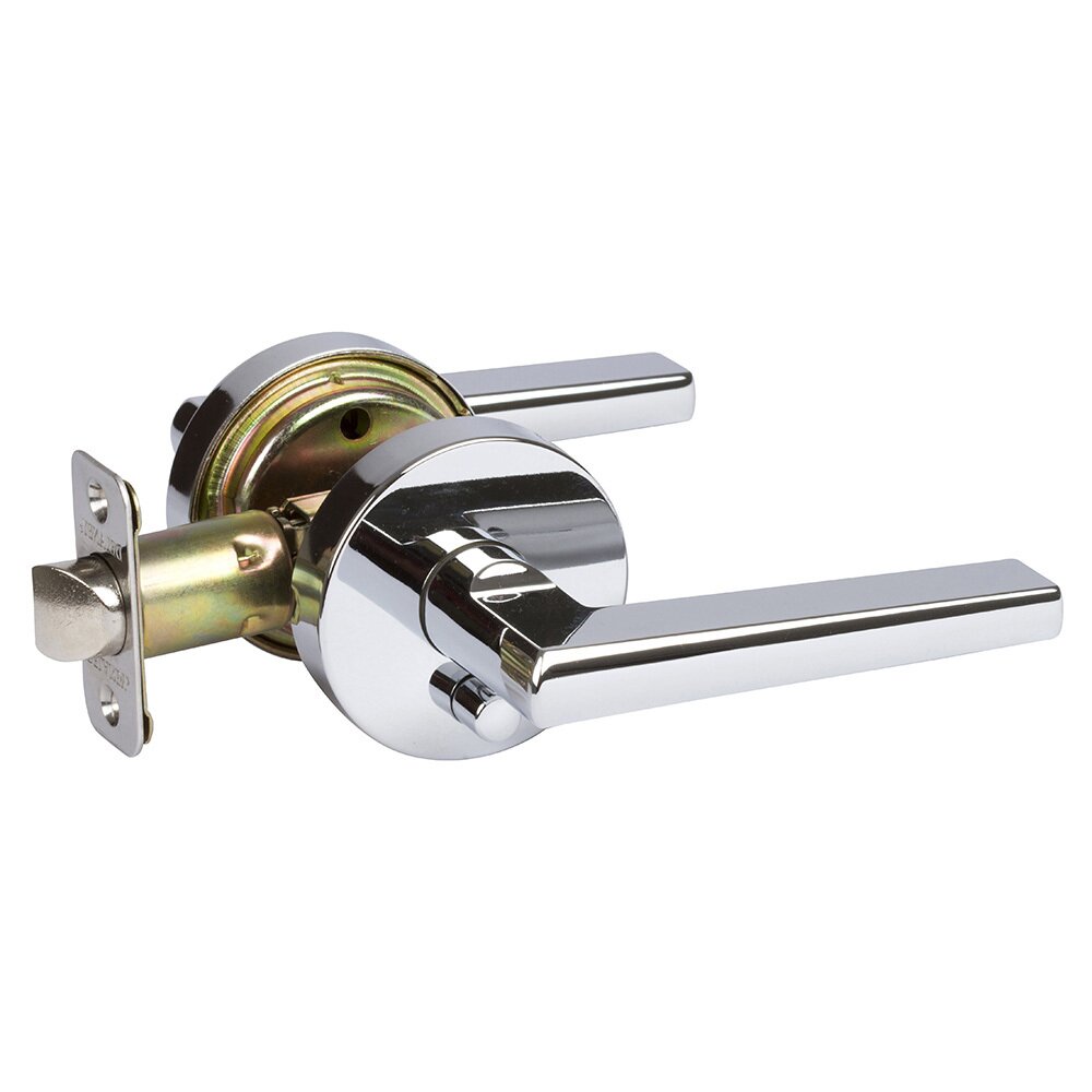 Privacy Vida (Round) Lever in Polished Chrome