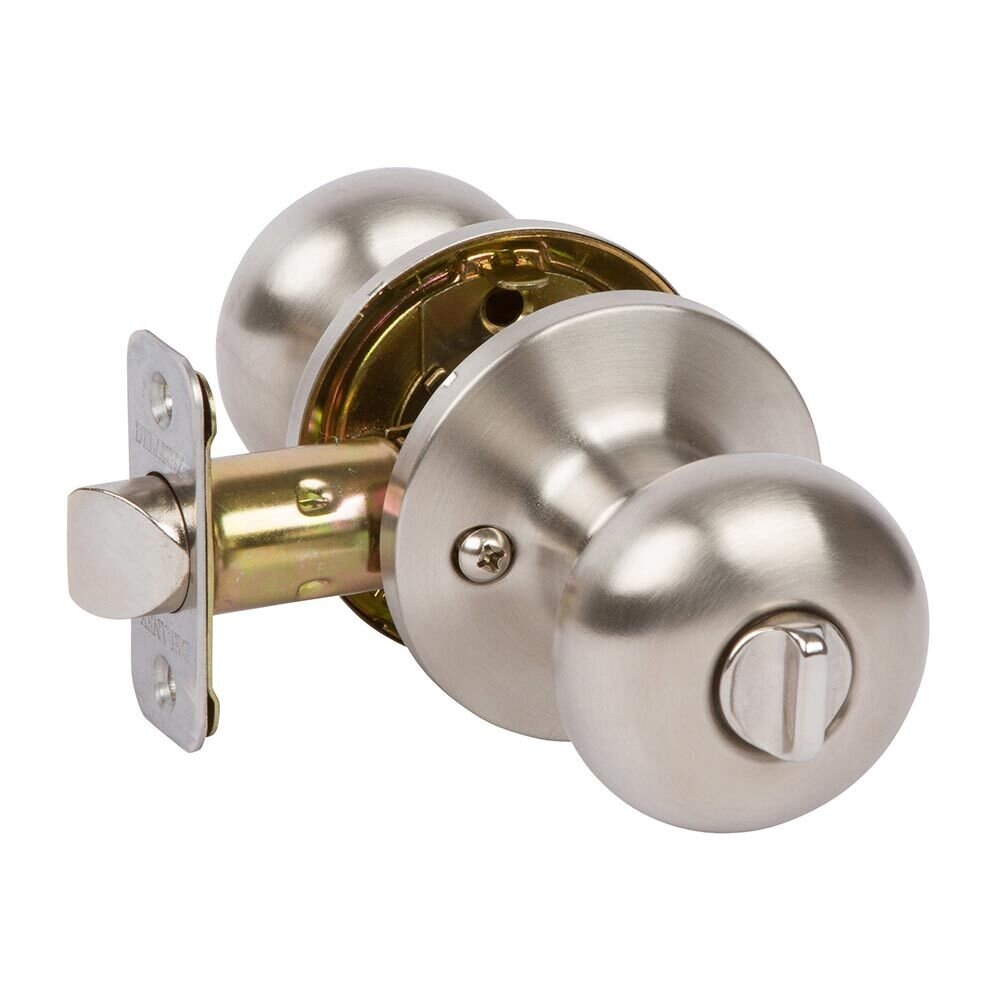 Privacy Olivia Knob in Stainless Steel