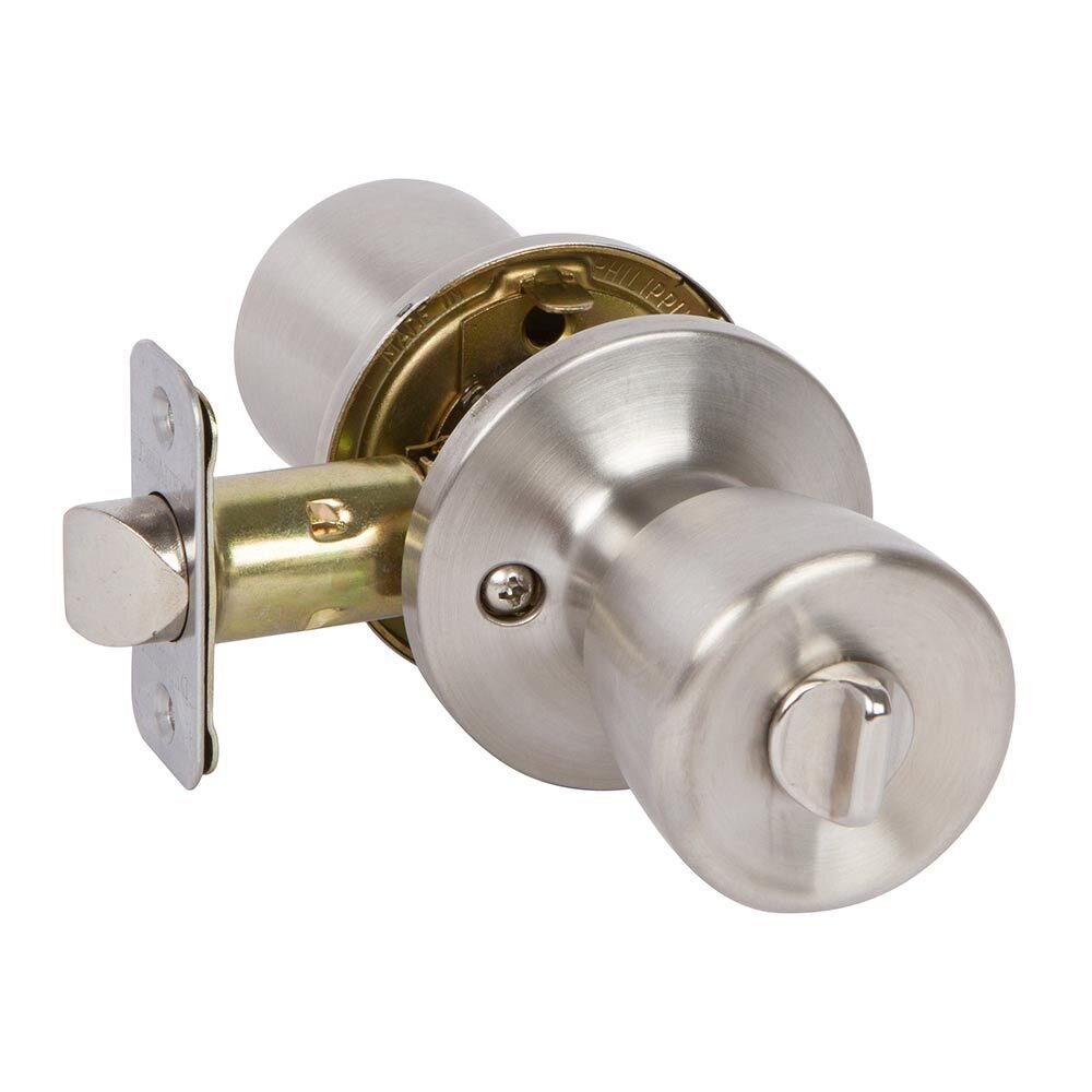 Privacy Galway Knob in Stainless Steel