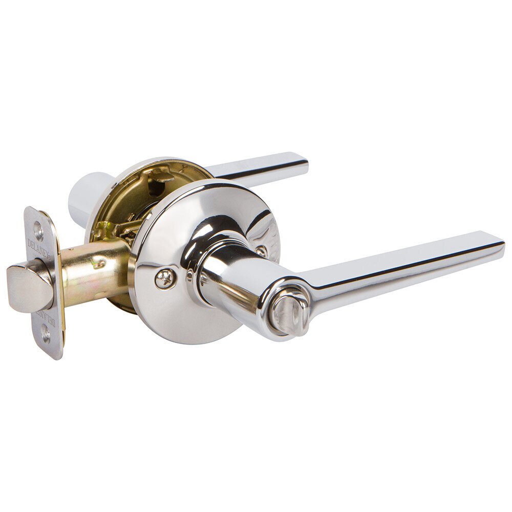 Privacy Tulina (Round) Lever in Polished Chrome