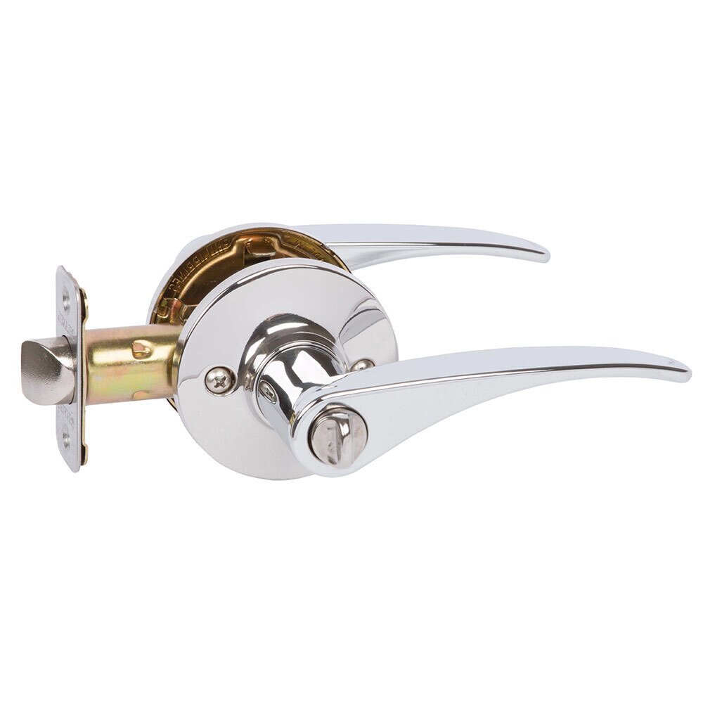 Privacy Dayton Lever in Polished Chrome