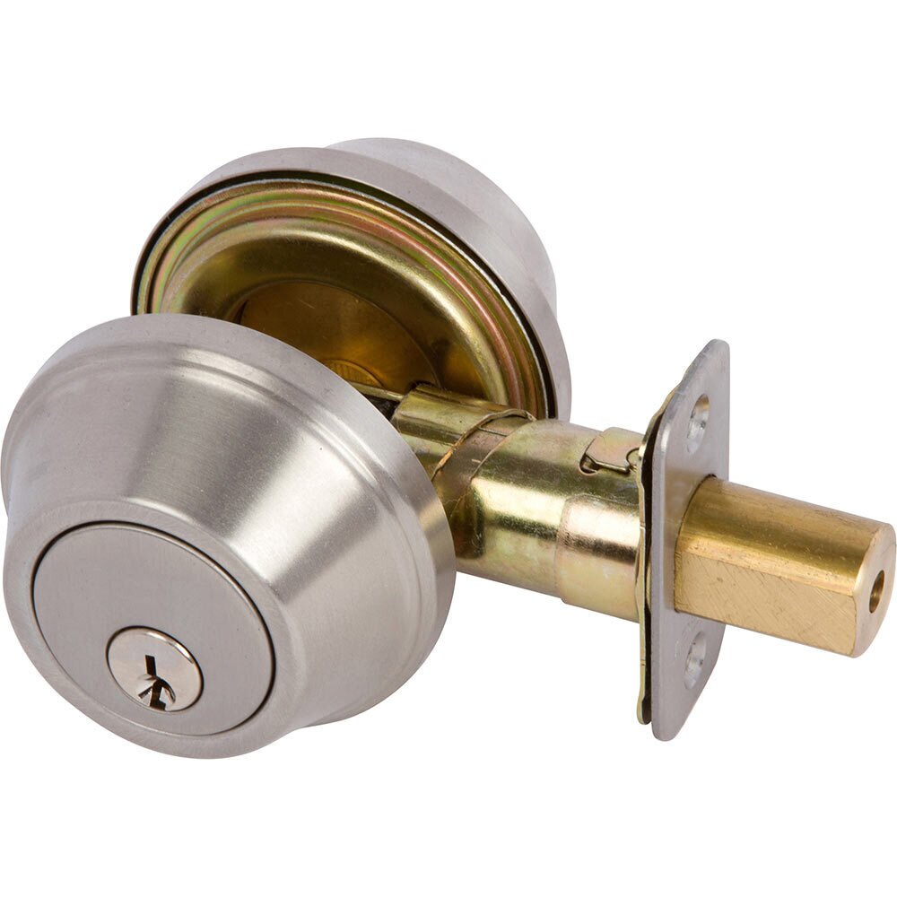 Delaney Double Cylinder Deadbolt in Stainless Steel