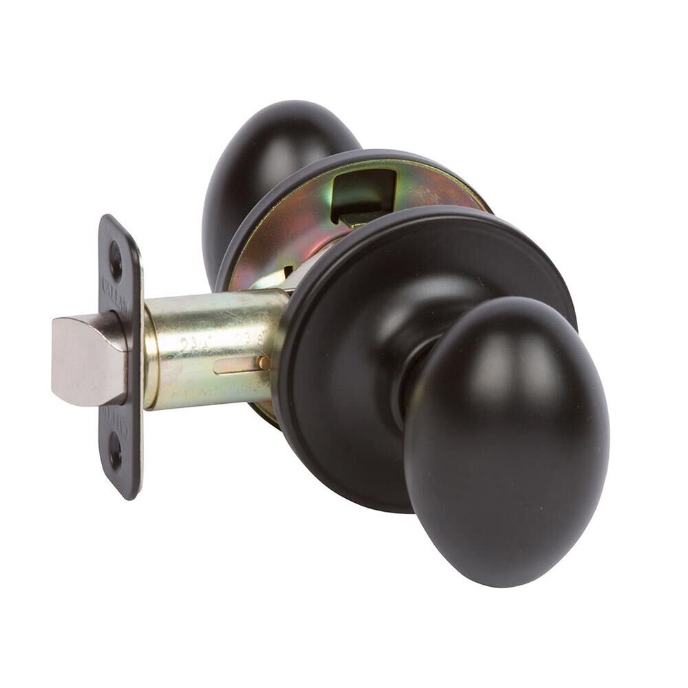 Passage Carlyle Knob in Powder Coated Black