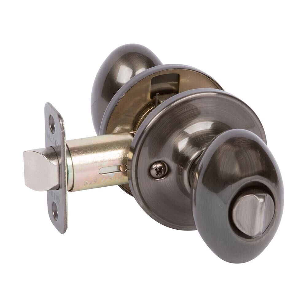 Privacy Carlyle Knob in Antique Nickel