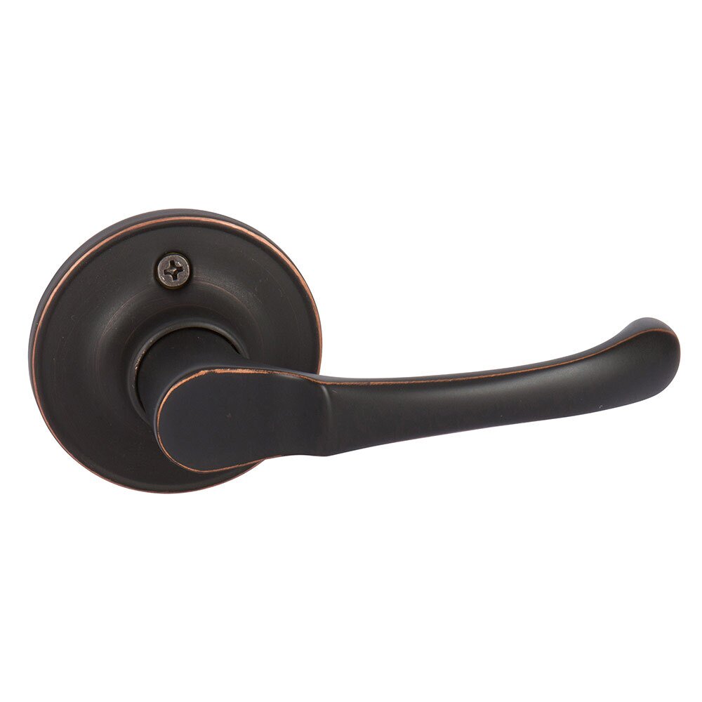 Dummy Newport Lever in Edged Oil Rubbed Bronze