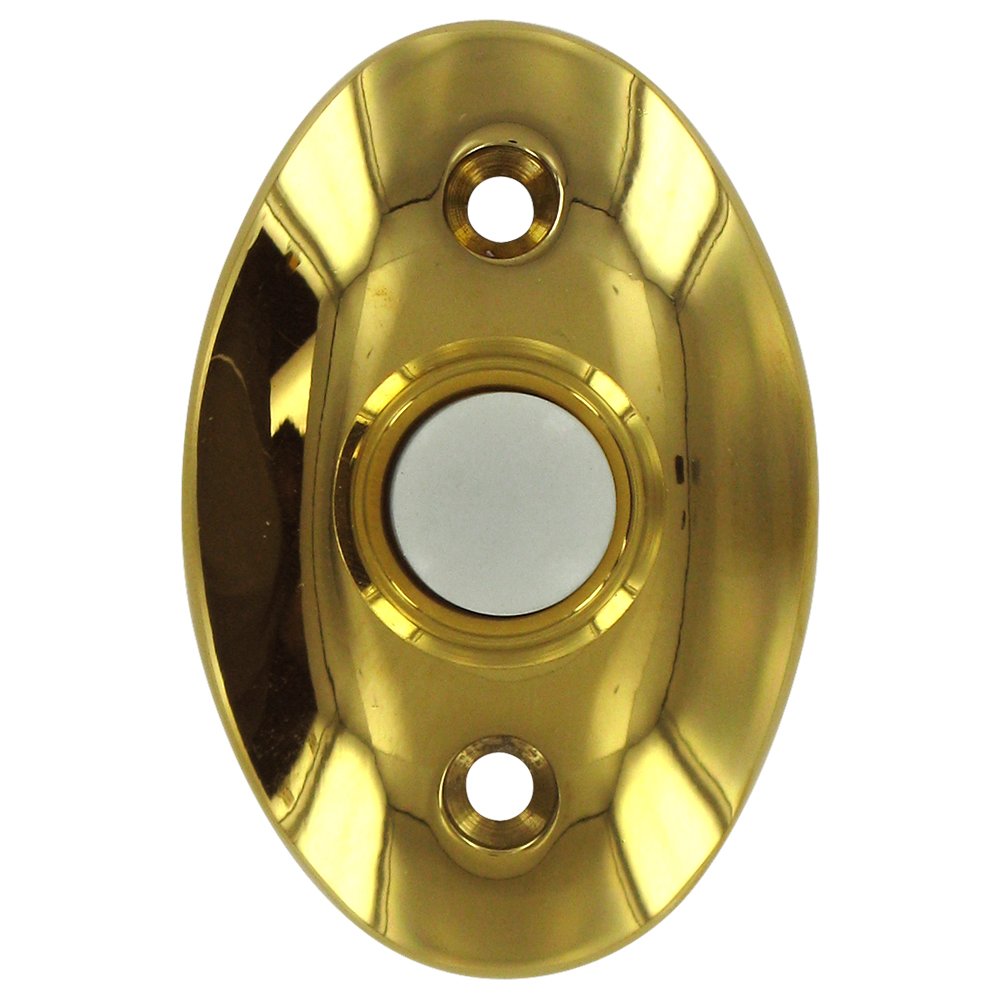 Solid Brass Standard Bell Button in PVD Brass