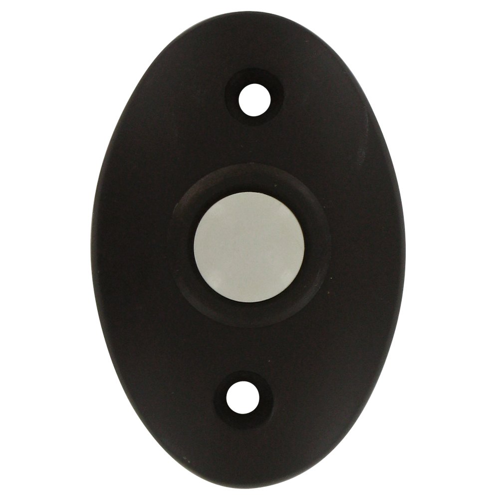 Solid Brass Standard Bell Button in Oil Rubbed Bronze