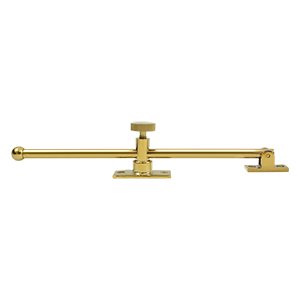 Solid Brass 10" Casement Stay Adjuster in PVD Brass