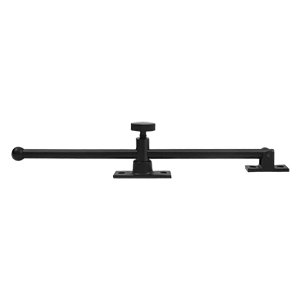 Solid Brass 10" Casement Stay Adjuster in Paint Black
