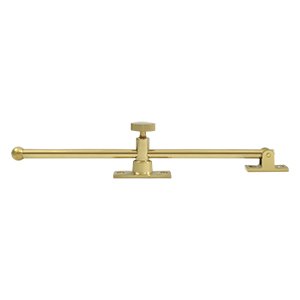 Solid Brass 10" Casement Stay Adjuster in Polished Brass