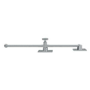 Solid Brass 12" Heavy Duty Casement Stay Adjuster in Brushed Chrome