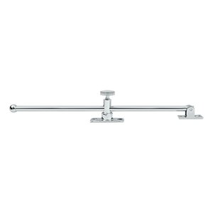 Solid Brass 12" Casement Stay Adjuster in Polished Chrome
