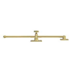 Solid Brass 12" Casement Stay Adjuster in Polished Brass