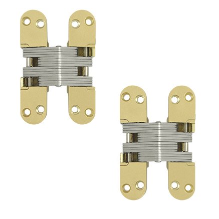 4 5/8" x 1 1/8" Hinge (SOLD AS A PAIR) in Satin Brass